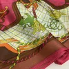 Bufanda de seda para mujer Bufanda de diseño clásico de buena calidad 100% Material de seda Patrón de pinta tamaño grande 180cm - 65cm