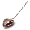 High Quality Heart Shaped Tea Infuser Spoon Strainer Stainless Steel Tea Infusers Teaware Kitchen Accessories