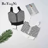 Sexy Vintage Cropped Tops Women Plaid Drawstring Tank Top Lady Bandeau Bra Vest Casual Girls Camisole Camis Kawaii Tee 210506