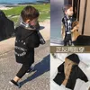 Children's Baby Windbreaker Jacket for Boy Spring Autumn Kid Double-faced Boys Parka Kids Child Trench Coat Girl Cotton Jackets 211023