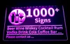 1000 skyltar Light Sign Beer Weer Winy Cocktail Rum Vodka Drink Cola Coffee Bar Club Pub 3D LED Drop Whole2382817