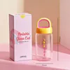 Mini Bonito Garrafa de água 350ml Moda Leite Glass \ Bebida \ Eco-amigável Borosilicate Copo de vidro