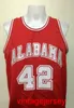 42 Latrell Sprewell Alabama Crimson Tide Retro Basketball Jersey Men 's Stitched Custom Number Name Jerseys