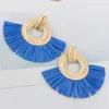 Stud Naomy&ZP Earrings For Women Statement Bohemia Boho Big Large Tassel Fringe Fashion Accessories Jewelry