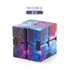 Infinity Magic Cube Fidget Leksaker Creative Sky Antistress Office Flip Cubic Puzzle Mini Block Decompression Toy Gyqqq