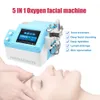 5 in 1 hydro dermabrasion bio microcurrent skin scrubber water microdermabrasion oxygen spray gun facial skin cleansing spa salon machine