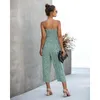 JRNNORV Zomer Vrouwen Uit Schouder Jumpsuits 2021 Merk Dames Lace Up Solid Losse Romper Print Bodysuits Casual Dames Rompertjes