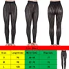 Vrouwen sexy gaas gestreepte bikini bedek je zwempak shorts broek slanke leggings broek pure cocktail badkleding sarongs sarongs