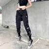 Qweek Punk Японская уличная одежда Грузовые брюки Женщины Harajuku Joggers Спортивные штаны Baggious Повседневная Свободные брюки для женской Techwear 21112