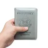 Titulares de cartões RFID Estados Unidos PU PULOTE Bloqueio do passaporte Passport Cobertão Documento de viagem Caso Case Men Women Slot63197305202