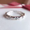 Dito in argento sterling 925 impilabile margherita fiore corona serpente catena femminile anello per le donne gioielli di fidanzamento di nozze Anel