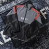 21SS Mens mulheres designers jaquetas paris windbreaker letter de tamanho grande roupas de rua casacos de roupas externas de manga longa roupas masculinas laranja cinza m-2xl