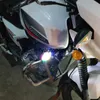 Reflektory motocyklowe LED Moto Lights Lights Reflektory 125W Motocyklowa Lampa pomocnicze 6500K Biała Lampa przeciwmgielna Akcesoria Headlamp Akcesoria Samochód