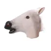 Maschere per feste Maschera di pesce realistica Cavallo Testa di Halloween Raccapricciante Costume animale Teatro Scherzo Decorazioni pazzesche