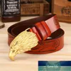 DINISITON Eagle Head Head Ree Rew Первый слой Натуральная кожа Мужские Ремни Бренд Cowskin Мода Винтаж Мужской Ремешок Ceinture ZPB01 Заводской Цена Цена Экспертное Осознание