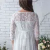 Pregnant Wedding Maternity Photography Maxi Gown Dress Photo Shoot Pregnancy Casual Lace Stitching Women Fashion Dress New