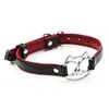 Articoli per massaggi Sex Metal PU Leather Cat Collar Fetishs Collana Bell Choker Costume BDSM Bondage Accessori erotici Giocattoli sessuali per donna