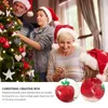 Geschenk Wrap 12 stücke Weihnachten apfelförmige Schokoladen-Süßigkeitskastenlagerung (rot)