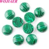 Wojiaer losse edelstenen ronde cabochon kralen natuurlijke rozenkwarts chakra kraal geschikt voor vrouwen heren diy sieraden maken bu816