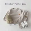 Vêtements pour enfants pour les nés Ensembles Automne Hiver Chaud Noël Bébé Garçons Vêtements pour enfants Vêtements pour enfants Filles Sport Survêtements 4Y 211224