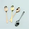 Cucharas novedosas Cucharas de té coloridas con calavera de azúcar01234561225868