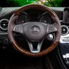 DIY ręcznie szyta osłona kierownicy nadaje się do Mercedes Benz E300 C200 C260 Gle320 Gle400