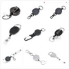 15Styles Reel ID Lanyard Naam Tagkaart Badge Houder Intrekbare Pull Key Ring Ketting Reel Uitschuifbare Riem Sleutelhanger Clip G1019