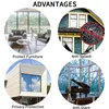 Window Stickers One Way Film Static Cling Self Adhesive Reflective Privacy Glass Decor Heat Control Solar Home