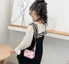 Enfants fraise sac à main haute qualité mode princesse sacs à main sac à bandoulière petite fille chaîne seau sacs