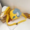 Dessin animé dinosaure enfants mignon Messenger sac mode filles Nylon petit sac à bandoulière Mini porte-monnaie pour garçons enfants sacs à main