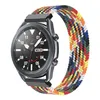 Geflochtenes Nylonarmband für Samsung 22 mm 20 mm Uhrenarmband XS S M L XL Größen Filament gewebtes wasserdichtes buntes Einzelschlaufenarmband mit OPP-Beutel