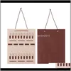 Storage Bags Eyeglasses Organizers Felt Jewelry Holder Organizer Wall Stand Hanging Bag 4050Cm 3040Cm Tdxr1 J3Yxu