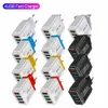 3.1a 4usb portar snabb laddning EU US Power Adapter Wall Charger för iPhone 11 12 13 14 15 Pro Max LG Huawei Android Phone PC Mp3