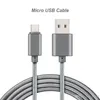 Câble USB Type C Boîtier Métallique Tressé Durable Étamage Chargeur Haute Vitesse Micro pour Android