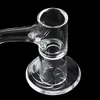 Two Styles Beveled Edge Full Weld Smoking Terp Slurper Quartz Banger 2mm Wall 20mmOD Blender Seamless Nails For Glass Water Bongs Dab Rigs Pipes