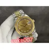 BF Maker 41mm aço ouro 116233 relógio champanhe jubileu diamante moda automática relógio relógio relógio de pulso