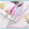 Files Tools Health BeautyDouble Head dubbelanvändning i rostfritt stål File Dead Skin Fork Manicure Care Buffert Nail Salon Art Tips Nuticle Trimmer