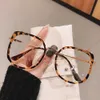 Mężczyźni Kobiety anty-blasku lekkie okulary ramy Vintage duże kwadratowe okulary blokujące niebieskie promieniowe okulary ramy R231219