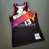 % 100 dikişli Steve Nash 96 97 Jersey Erkekler XS-5XL 6XL Gömlek Basketbol Formaları Retro NCAA