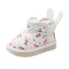 Bottes de neige pour filles chaudes chaussures d'hiver garçons fond souple antidérapant bébé Prewalker épaissir chaud chaussure de botte en coton pour enfant