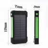 30000mAh Solar Power Bank Storkapacitet Bärbar Mobiltelefon Laddare LED Utomhus Travel PowerBank för Xiaomi Samsung