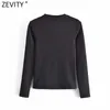 Women Basic O Neck Shoulder Hollow Out Design Black Knitted Casual Slim T-shirt Female Chic Summer Tops T800 210416