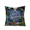 The latest 45X45CM pillow case, Christmas linen printing pattern style selection, texture home furnishing cushions, support custom logo