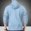 Sommar tunn jacka män mode hooded krage vattentät jacka män solskydd utomhus vandringsklättring kappa män storlek m-4xl 210819