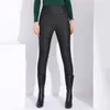 Garemay теплые брюки для женщин классические брюки женские плюс размер осень зима женские с высокой талией черный 21115