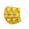 New Children disposable Easter bunny printing mask anti-dust non-woven fabric melt blown cloth masks