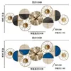 Негабаритные роскошные настенные часы Золото Силовые Nordic Настенные Часы Современный дизайн Металл Creative Orologi Da Parete Home Decor De50ZB 210930
