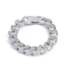 cuban link silver bracelet