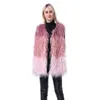 Fur Imitation Fur Coat Kvinnor Medium Long Radish Silk Vest 211207