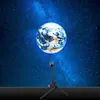 Nachtverlichting Sky Light Planet Magic Projector Maan Aarde Projectie LED Lamp 360 ° Draaibaar USB-oplaadbaar voor kinderen